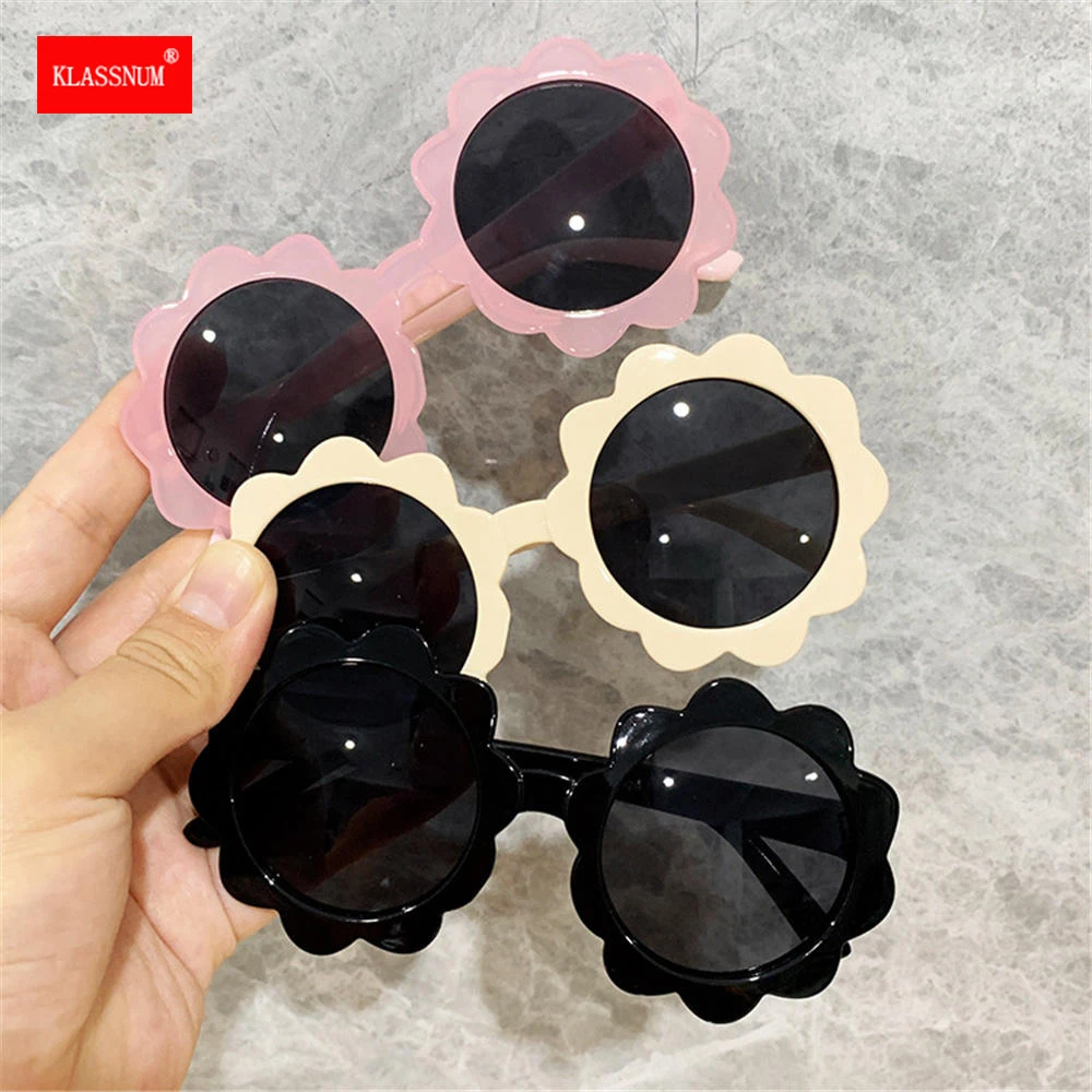 1 шт. Детские солнцезащитные очки в форме круглого цветка, Детские солнцезащитные очки, Винтажные солнцезащитные очки Gafas для маленьких детей, спортивные солнцезащитные очки UV400 для девочек и мальчиков, детские