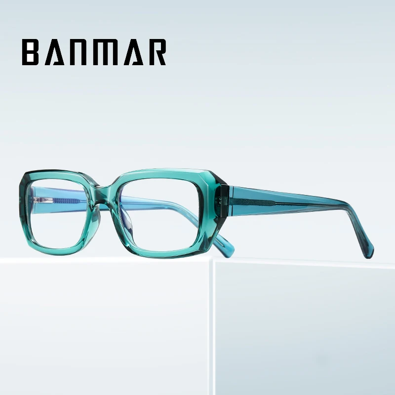 Женские очки BANMAR с анти-синим светом, сверхтолстая оправа из хрусталя TR90, Компьютерные очки, Прозрачные оптические очки