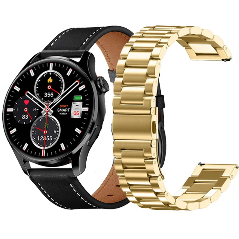 Браслет Для Huawei Watch GT 3 Pro 46 мм/43 мм Ремешок из нержавеющей стали Ремешок для часов Huawei Watch 4/3 Pro Браслет Кожаный ремешок
